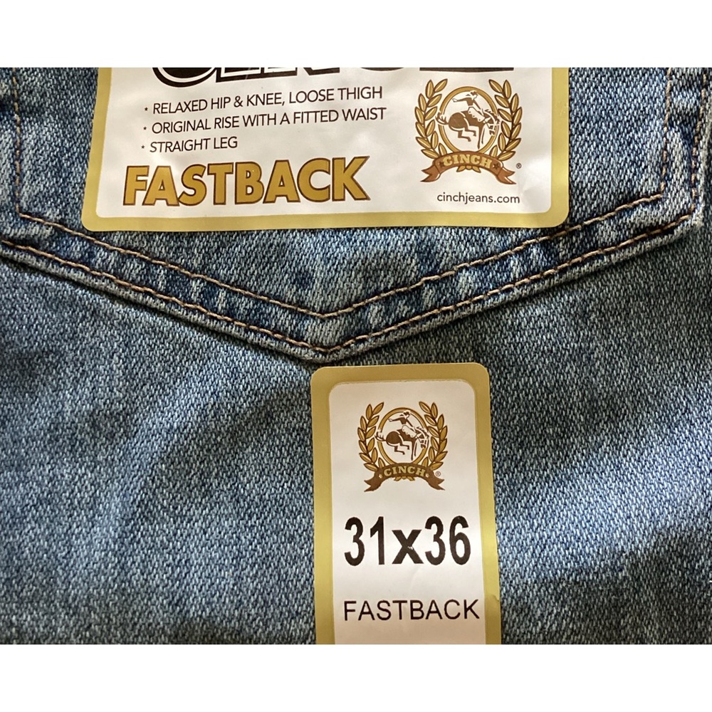 CINCH MENS JEANS      FASTBACK